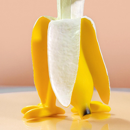 .decoração De Estátua De Banana, Frutas, Animais, Amarelo,