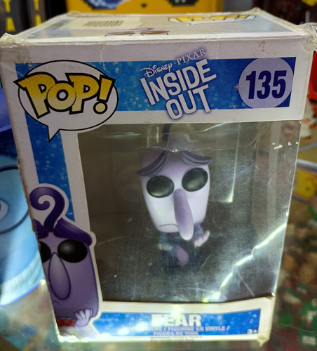 Funko Pop Intensamente Temor Y Vaso Tristeza (Usado)