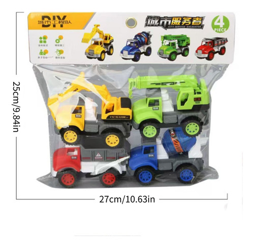 Juguetes Para Vehículos De Construcción Con Motor De Fricció