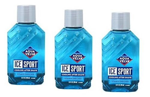 Aqua Velva Ice Sport Después De Afeitarse 3.5 Oz.(3 Erneg