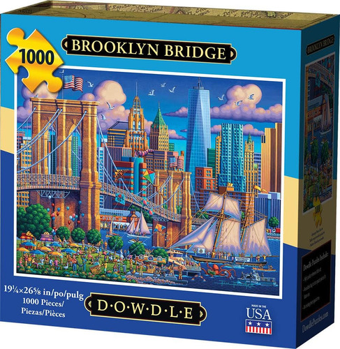 Dowdle Jigsaw Puzzle - Puente De Brooklyn - 1000 Piezas