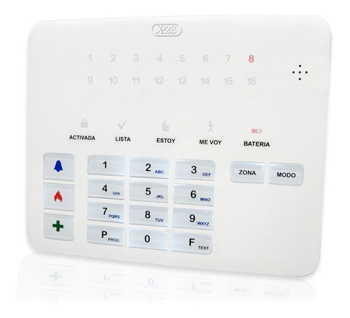 Teclado Alarma X-28 T16l-mpxh 16 Zonas