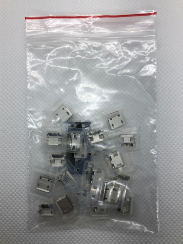 Imagem 7 de 8 de Conector Carga - Cel. Tablet Micro Usb V8 Kit - Com 20 Peças