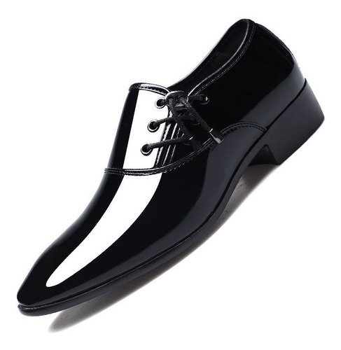 Imagen 1 de 10 de Zapatos Caballero Formales Casuales Negros Para Hombre