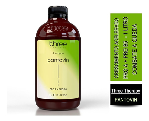  Shampoo Pantovin Pro A + Pro B5 1l Three Therapy 1000ml