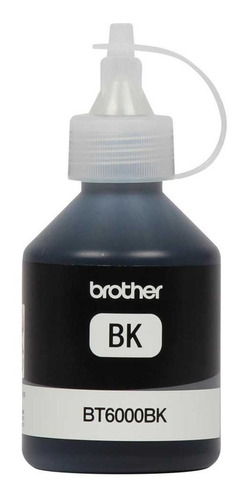 Tinta Brother Negra Para T300 T500 T700 Original Bt6001bk 