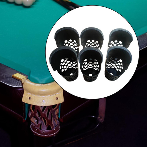 6x Billiards Bag Net Billiards Suministros De Billar De