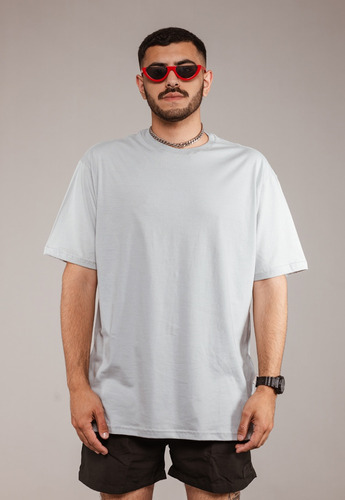 Remera Hombre Lisa Oversize Valle Langosta