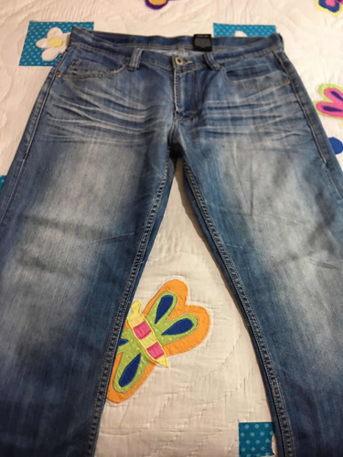 David Bitton Jeans Para Caballero Talla 33 Azul Mod Driven