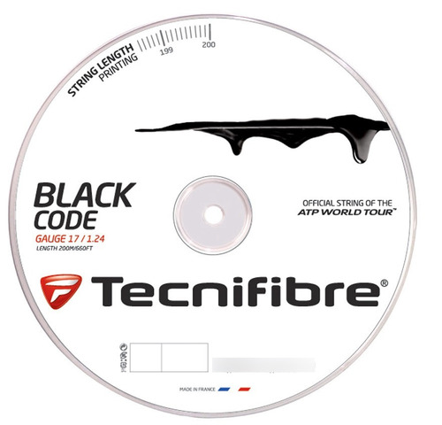 Corda Tecnifibre Black Code 1.24mm 200m Co-poly P/ Raquete