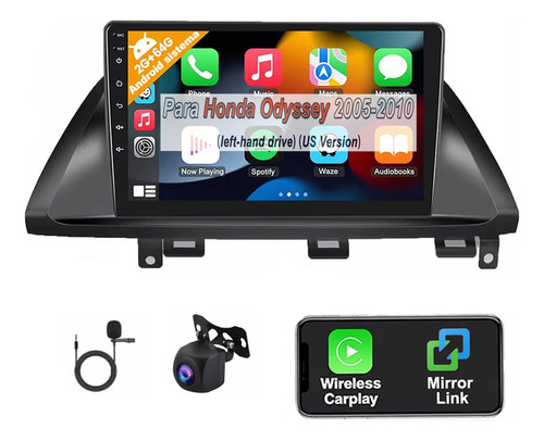 Autostereo 2+32g Gps Carplay Para Honda Odyssey 2005-2010