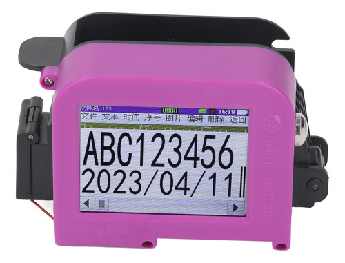 Impresora Portátil De Inyección De Tinta Desmontable Mini Sm