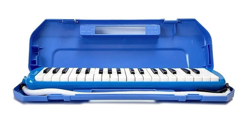 Imagen 3 de 3 de Armónica Flauta Melodica Benson 37 Notas Boquillas Valija P