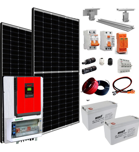Kit Solar Completo Para Aire Acondicionado Inverter Mh9