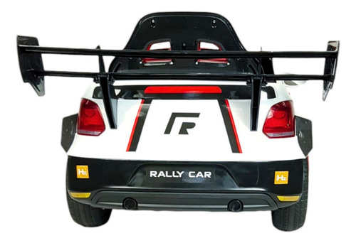 Montable Electrico Para Niños Carro Rally Con Control Color Rojo