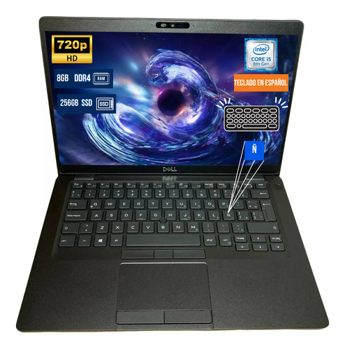 Laptop Dell Latitude 5400 Core I5 8va 8gb 256gb Ssd 14 Hd (Reacondicionado)