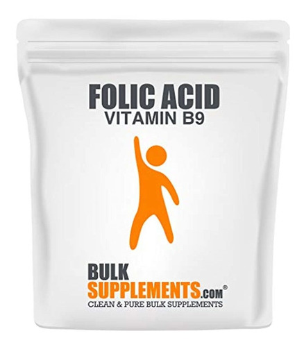 Bulksupplements Ácido Fólico (vitamina B9) En Polvo Puro, 1