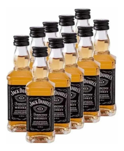Miniatura Whisky Jack Daniels Pack 20 Unidades