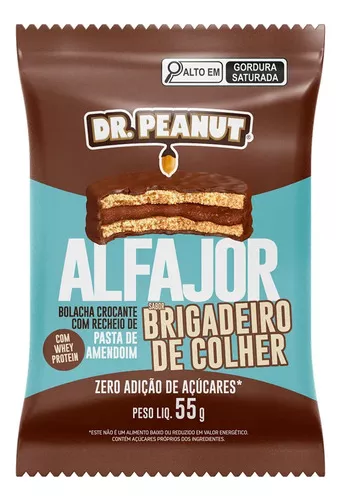 Alfajor Pasta De Amendoim Com Whey Protein Dr. Peanut