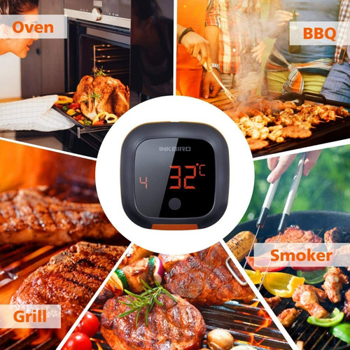 Zc Termómetro Bluetooth For Carne Cocinar Comida Barbacoa
