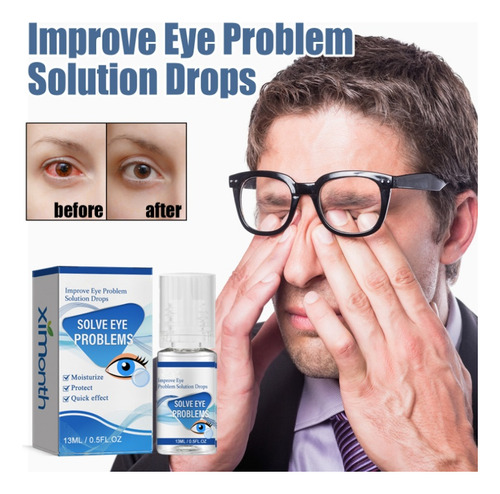13 Ml * 2 Gotas Para Los Ojos Para Aliviar La Fatiga Ocular