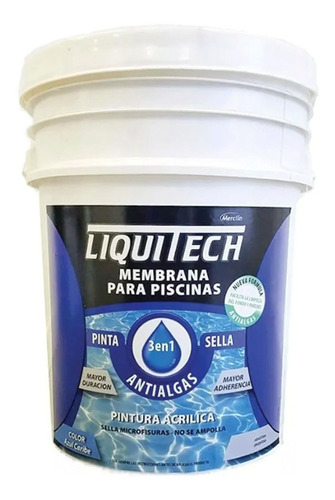 Membrana Para Piletas Liquitech Merclin X 4 Lts