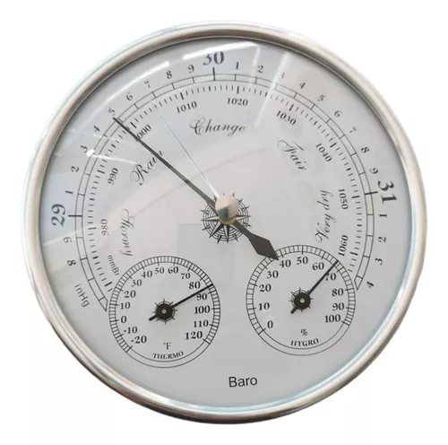 Termometro Barometro Analogico