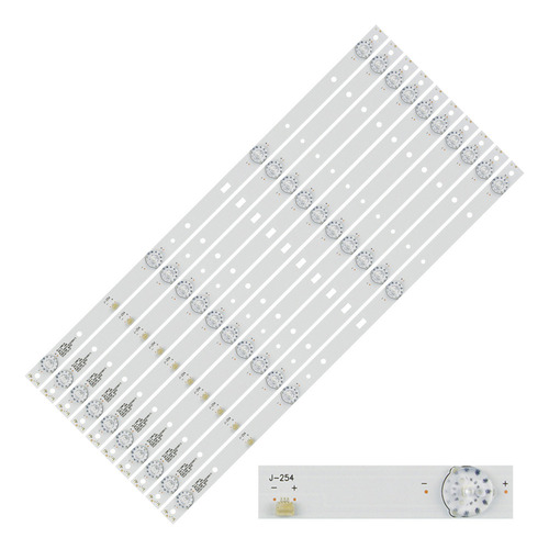 1 Kit Leds Vios Vi-99865 (10tiras 4led)-aluminio, Nuevo