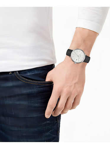 Reloj Michael Kors Blaque Mk8763 Caballero Original Color de la correa Gris Color del bisel Gris Color del fondo Blanco