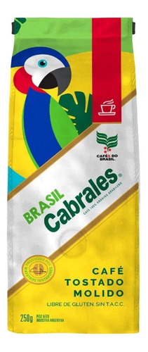 Cafe Brasil Tostado Molido Cabrales 250 Gr