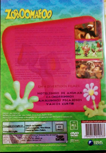 Dvd Zooboomafoo - Disco 3 - Discovery Kids