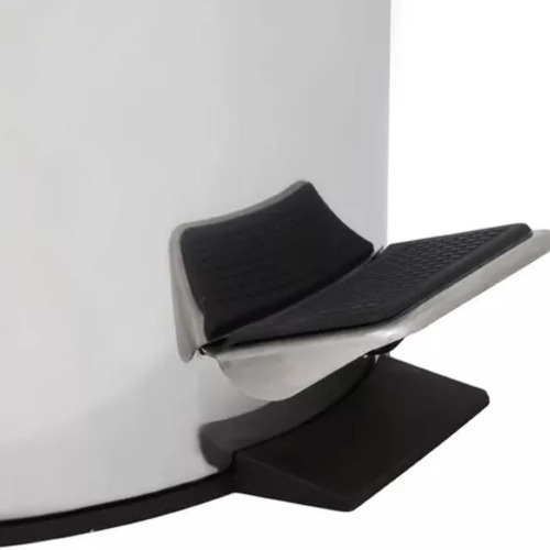 Lixeira Inox Agata 5 Litros C/ Pedal Mor