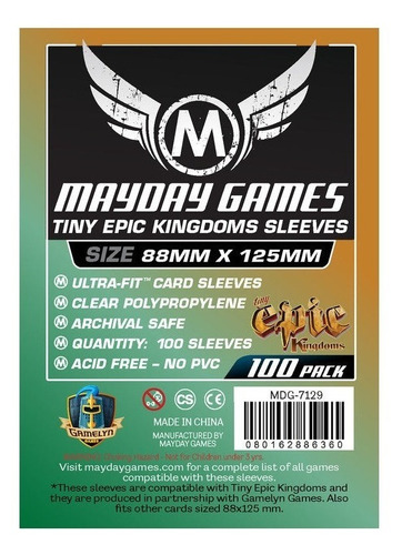 Sleeves Mayday - Card Sleeves - ( 88x125mm ) Regular