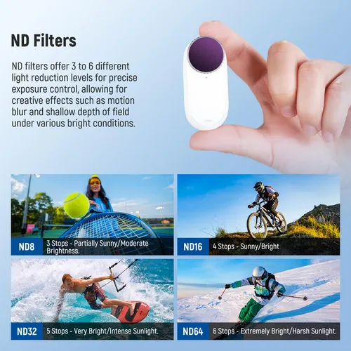 Kit De Filtros Neewer Nd Compatible Con Insta360 Go 3s Con F