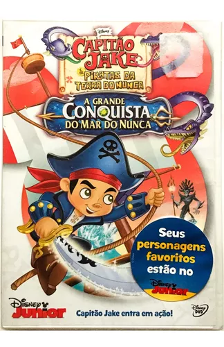 Dvd Capitão Jake E Os Piratas Da Terra Do Nunca