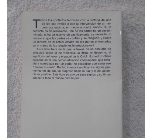 El Tercero Ausente Norberto Bobbio (Usado)
