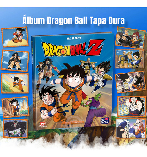 Álbum Dragon Ball Z Tapa Dura Big Bang Completo A Pegar+sobr