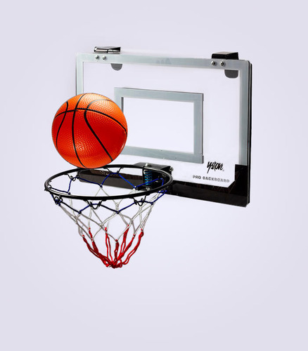 Tablero De Basquetbol Mini Yston, Malla + Pelota + Inflador