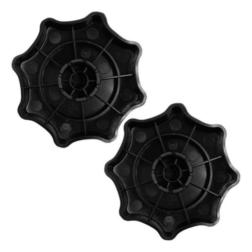 2 Manopla Roldana Banco Spacefox 2009 2010 2011 Preto