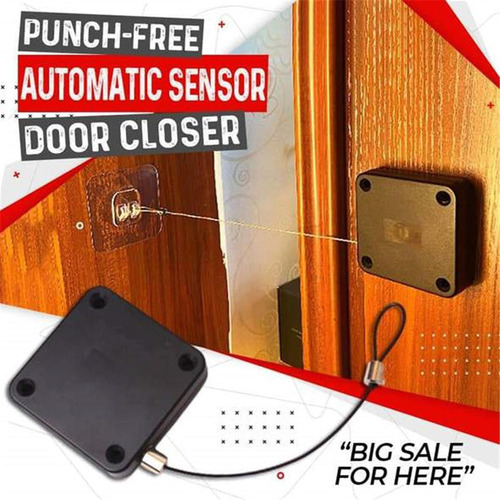 2x Sensor De Puerta Automático Sin Perforaciones, Cierre De