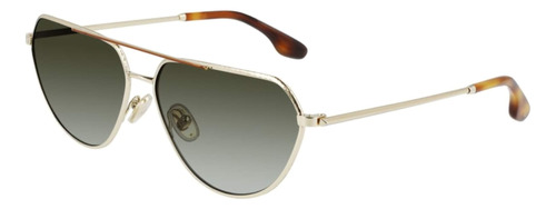 Gafas De Sol Victoria Beckham Vb221s 723 Para Mujer Doradas/