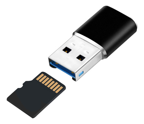 Adaptador Lector De Tarjetas De Memoria Usb 3.0 De Aluminio