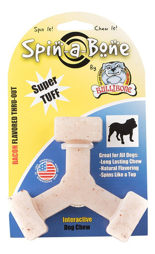 Bullibone Juguete Masticable De Nailon Para Perros Spin-a-bo