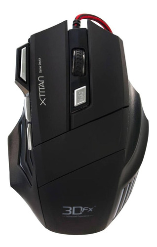 Mouse Gamer 3dfx Xtitan 7518 3200 Dpi Usb Negro