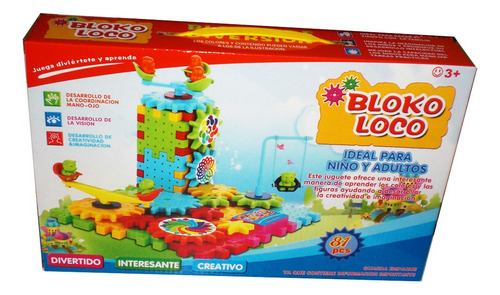 Juego Didactico De Engranajes - Creatividad