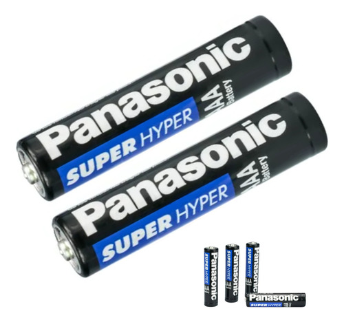 Pilha Aaa Panasonic Super Hyper Cilíndrica 2 Unidades