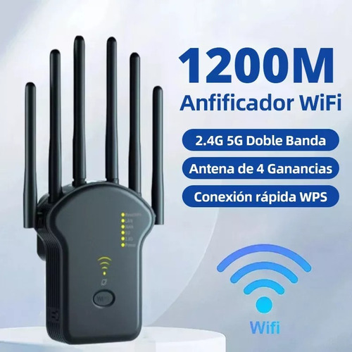Repetidor Wifi 5g Extensor Señal Inalámbrico Router 1200mbps Mx5