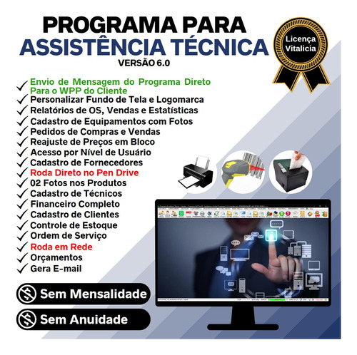 Programa Para Assistência Técnica Os Informática V6.0