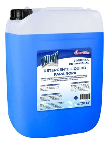 Jabón Liquido Ropa De Color 20 Litros