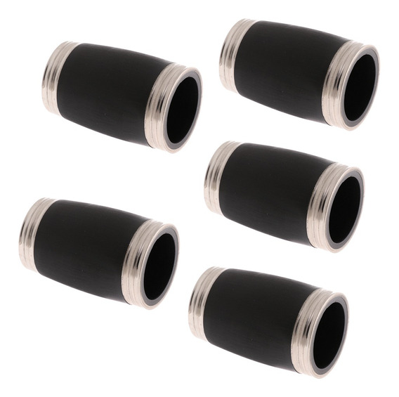 Sharplace Barril de Clarinete Ajustable 50 mm Negro para Piezas de Repuesto de Clarinete Bb 
